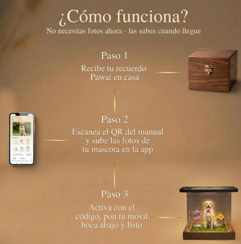 Recuerdo Holográfico Personalizado 3D