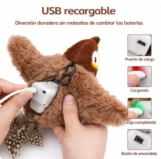Pájaro Interactivo - Juguete para Gatos