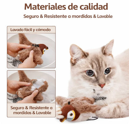 Pájaro Interactivo - Juguete para Gatos