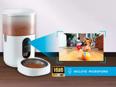 Dispenser WiFi con cámara para cuidar a tu mascota a distancia