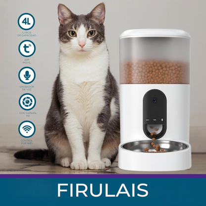 Dispenser WiFi con cámara para cuidar a tu mascota a distancia