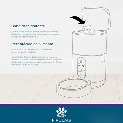 Dispenser WiFi con cámara para cuidar a tu mascota a distancia