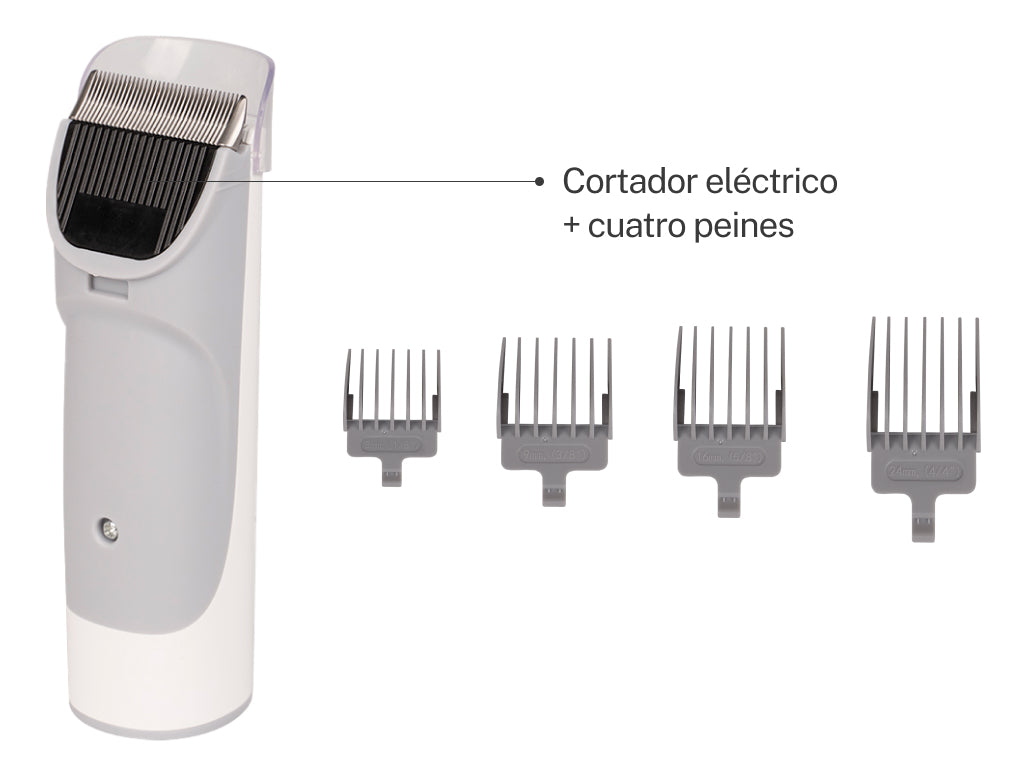 Kit de aseo eléctrico para cortar pelo en casa