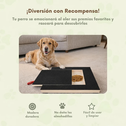 Tablero Rascador Interactivo - Corta Uñas para Perros