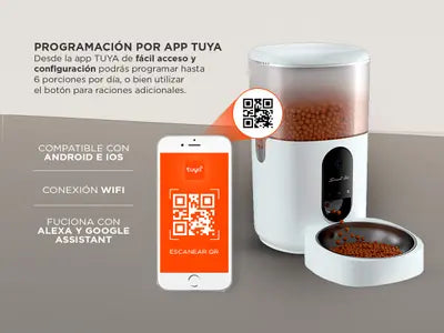 Dispenser WiFi con cámara para cuidar a tu mascota a distancia